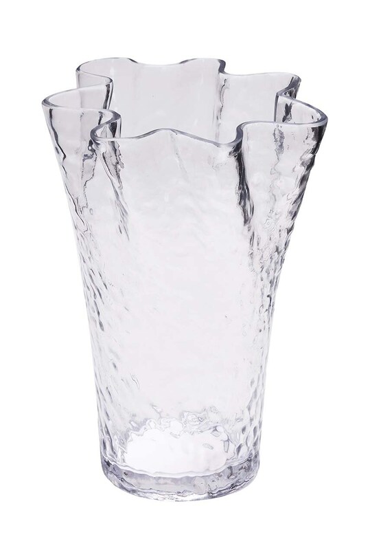 Ukrasna vaza Hübsch Ruffle 661913 transparentna AA00