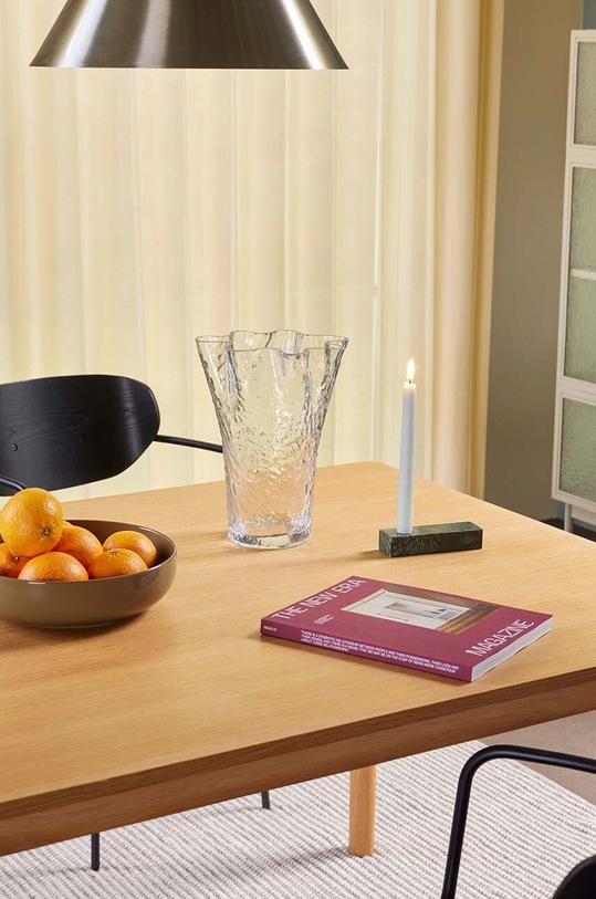 Ukrasna vaza Hübsch Ruffle transparentna 661913