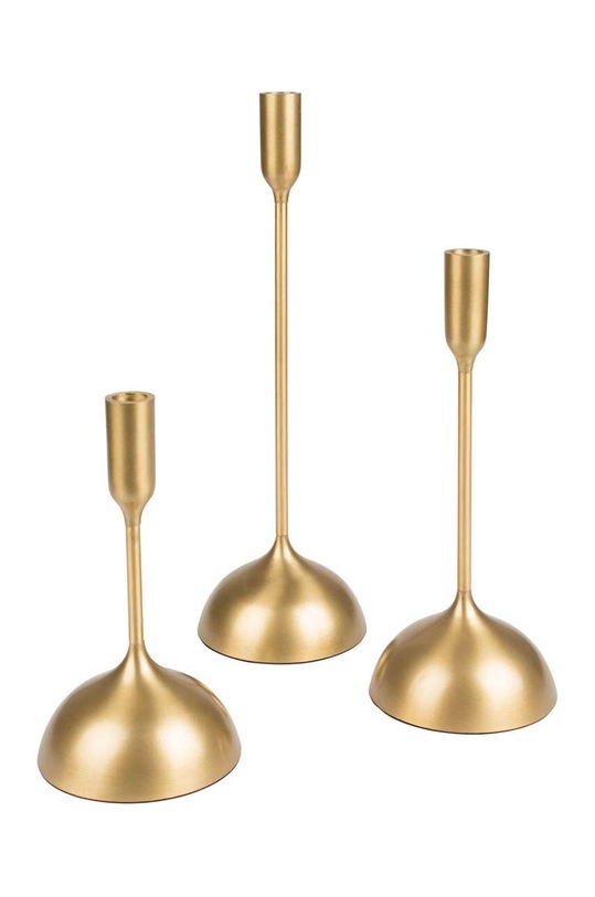 Dutchbone set de sfeșnice Sesta 3-pack galben 8300010