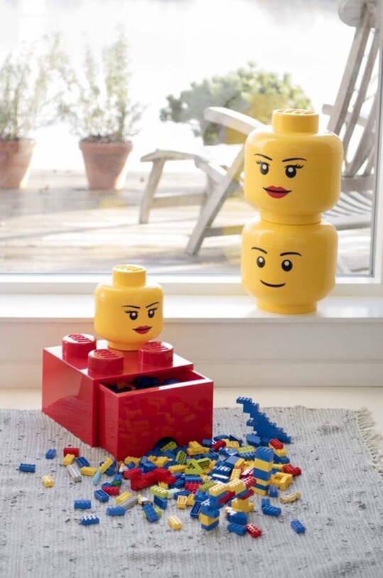 Ёмкость для хранения Lego Storage Head L 40320804 жёлтый