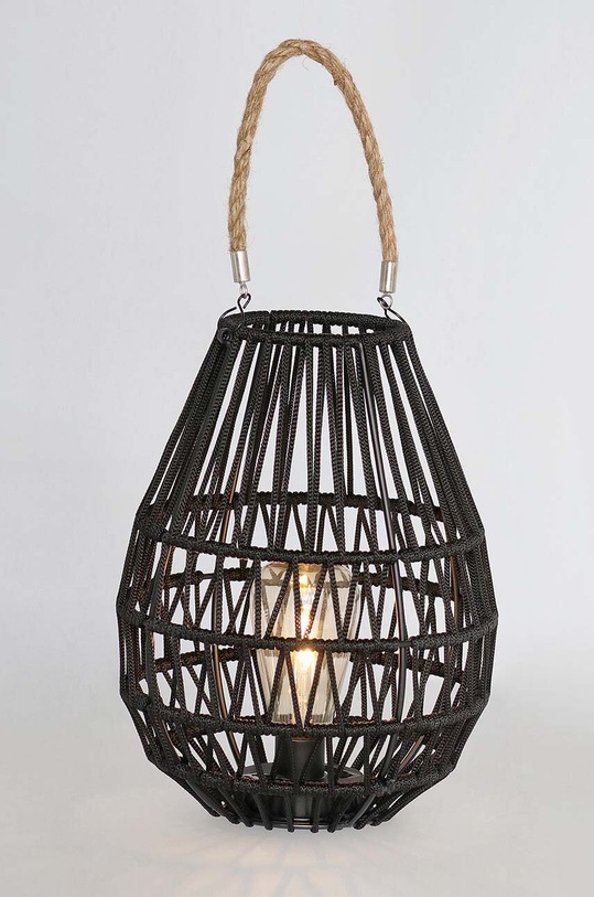 Solárna lampa Bizzotto Nikhita 828078 čierna AA00