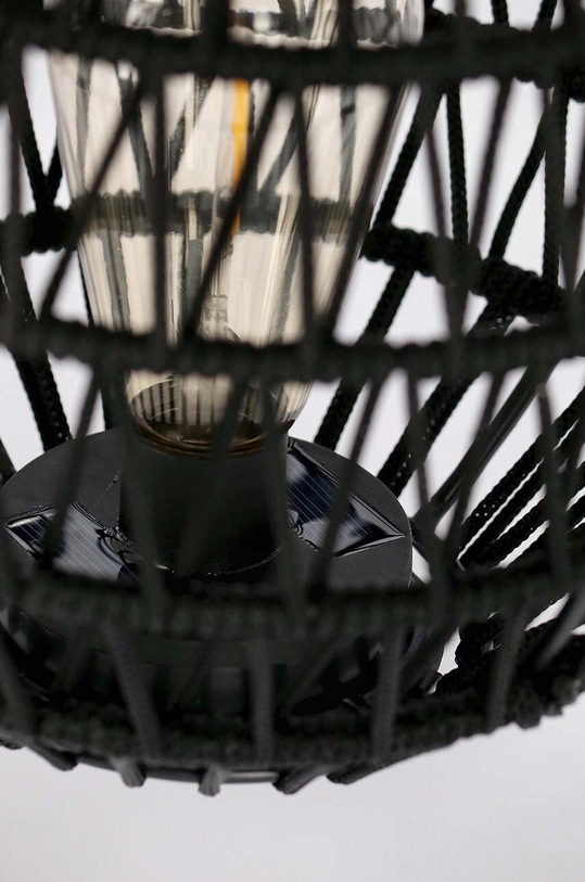 Obývacia izba a spálňa Solárna lampa Bizzotto Nikhita 828078 čierna