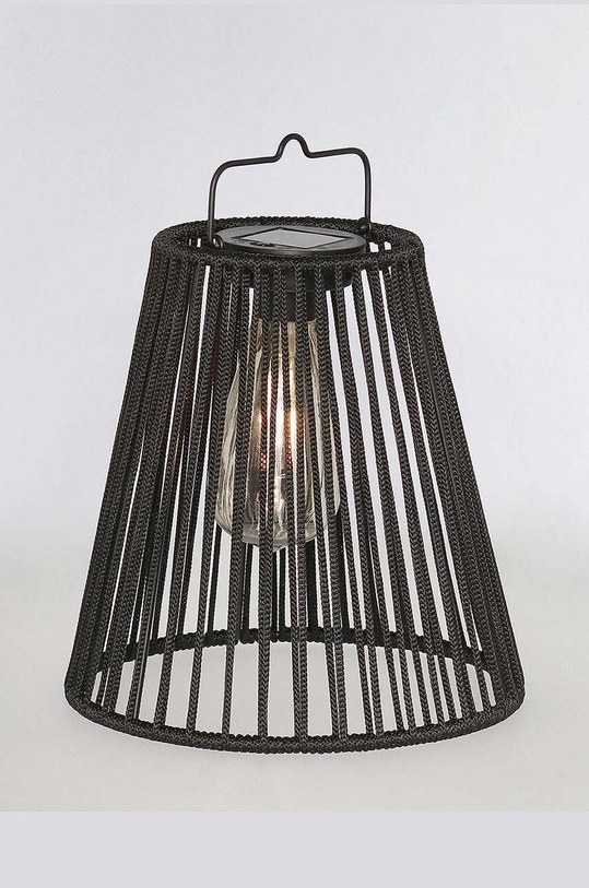 Solárna lampa Bizzotto Nikhita 828080 čierna AA00