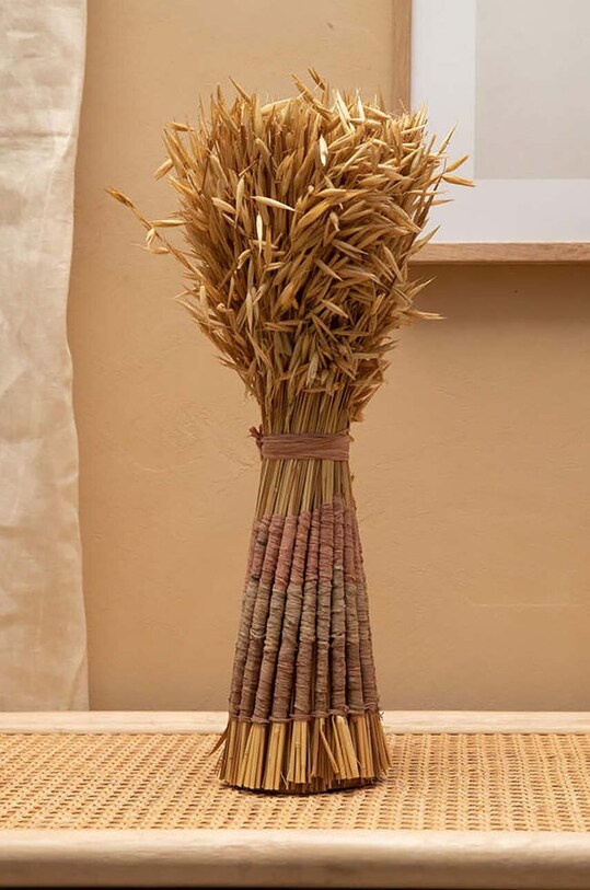 Living și dormitor Calma House flori uscate decorative Raphia 38-40 cm RAPHIA.SEC.MRR galben