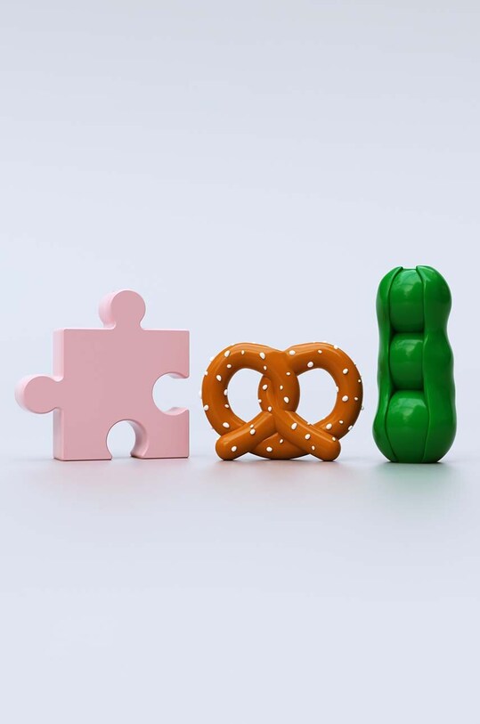 Salon i sypialnia Fluid Market wazon Pink Puzzle Vase AAVSEPUZZLEPINK różowy
