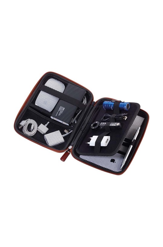 TROIKA organizer Travel Case TRCBO25.BR granata AA00