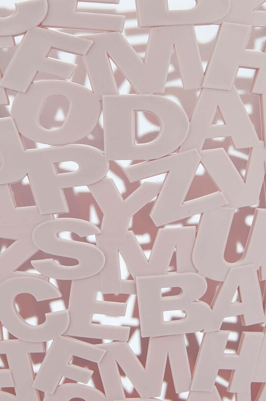 Kuchyňa a bar Odpadkový kôš Balvi Letters 27858 ružová