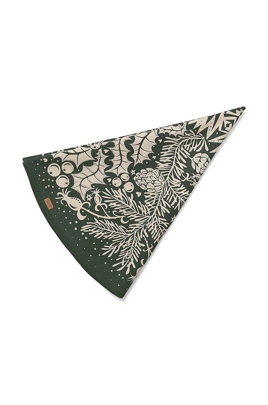 Decor Koberec pod vianočný stromček ferm LIVING Winter Forest Tree Blanket 1104266278 zelená