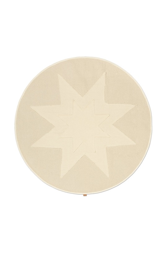 ferm LIVING covoraș de crăciun Vela Star Christmas bej 1104269834