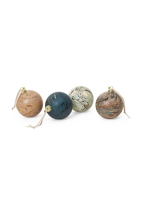 ferm LIVING set de globuri de crăciun Marble Baubles L 4-pack multicolor 1104267188