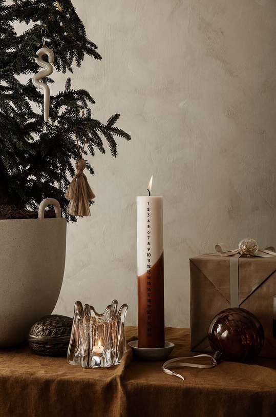 Комплект играчки за елха ferm LIVING Twirl Ornaments (4 броя) 1104264554 многоцветен