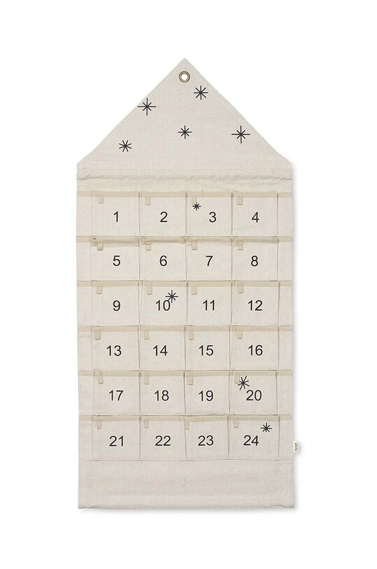 Дитячий адвент календар ferm LIVING Star Christmas Calendar бежевий 1005192761