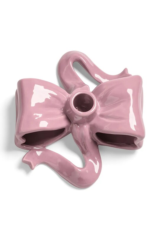 Декоративен свещник &k amsterdam ribbon pink розов 1520.03