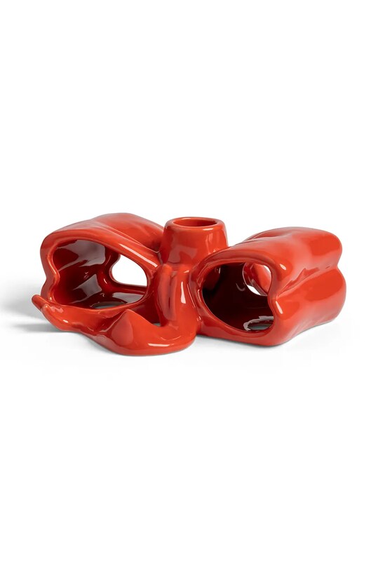 &k amsterdam dekoratív gyertyatartó ribbon red piros 1520.01