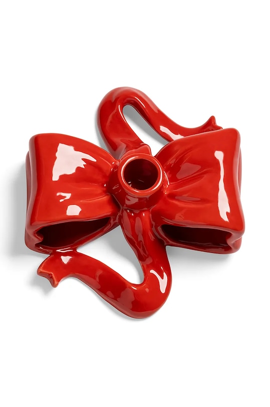 &k amsterdam dekoratív gyertyatartó ribbon red 1520.01 piros AA00