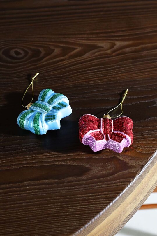 Куля на ялинку &k amsterdam Ornament Ribbon Red 1226.59 барвистий AA00