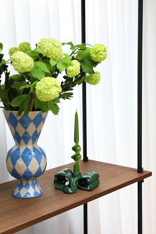 &k amsterdam dekor váza Rombic Blue 3549.02 többszínű AA00