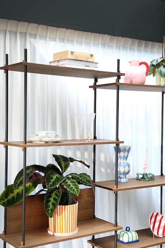 Вітальня та спальня Декоративна ваза &k amsterdam Rombic Blue 3549.02 барвистий