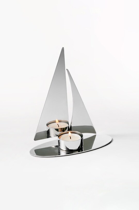 Декоративний свічник Philippi Regatta S P235004 сірий AA00