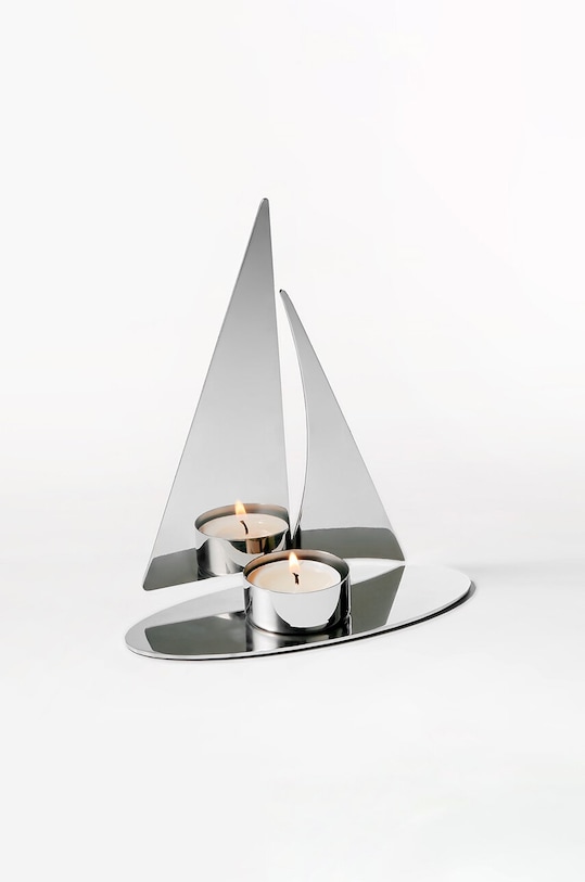 Декоративный подсвечник Philippi Regatta M P235005 серый AA00