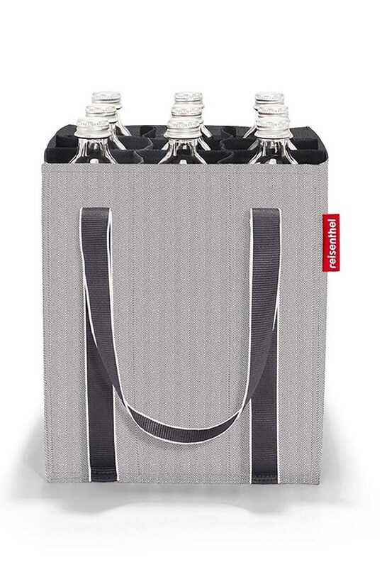 Reisenthel geanta pentru sticle cu compartimente Bottlebags gri RZJ7074