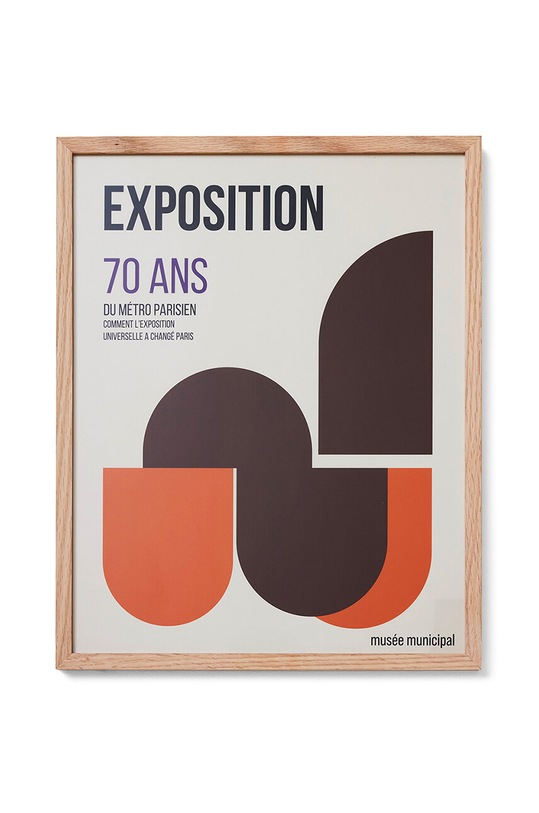 Hkliving dekoracja ścienna Parisian Metro multicolor AWD8976