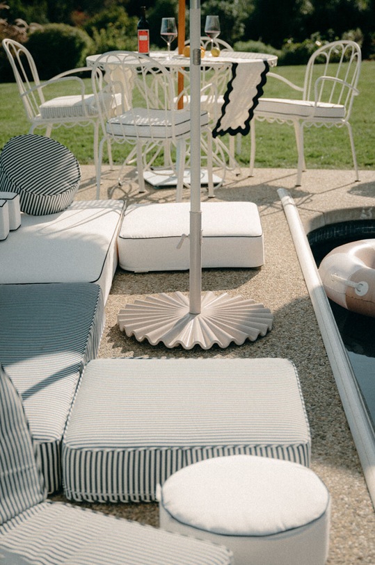 Модульний набір водонепроникних подушок Business & Pleasure Co. 5-pack BPP.MOD.RIV.WHT