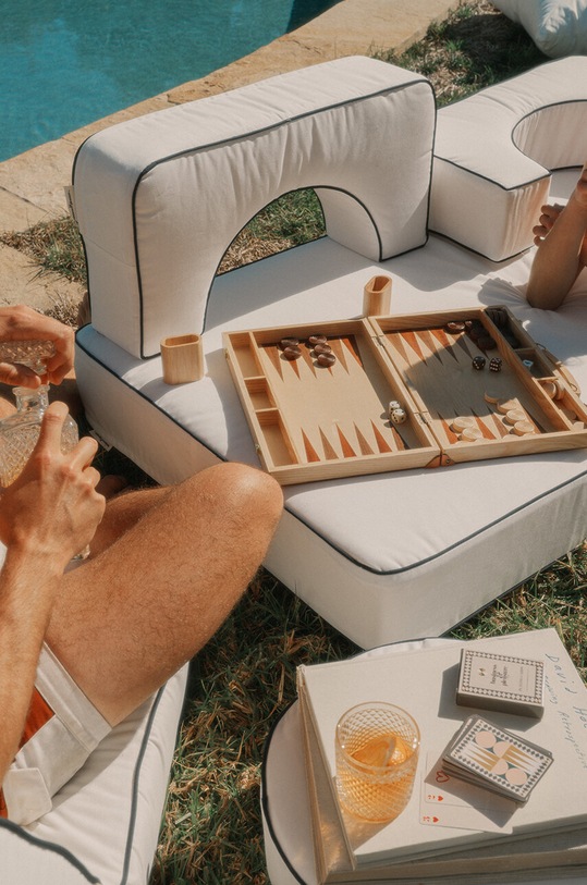 Модульний набір водонепроникних подушок Business & Pleasure Co. 5-pack BPP.MOD.RIV.WHT