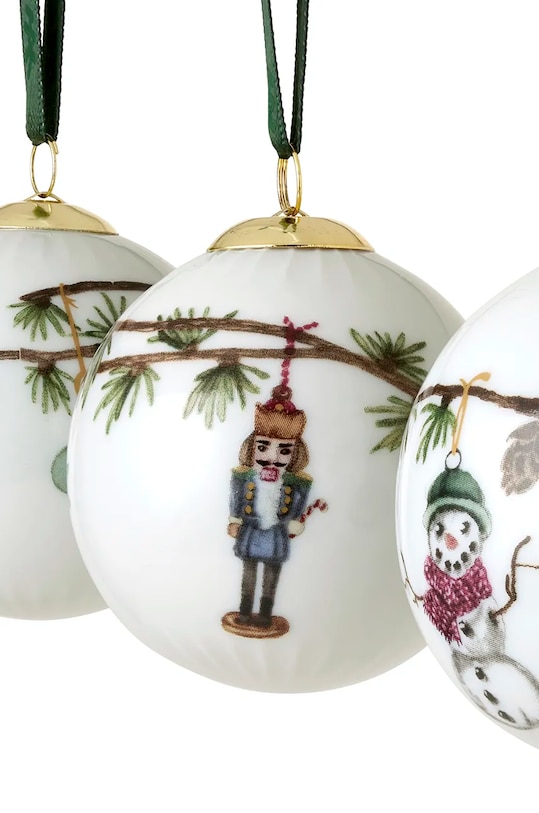 Kähler set de globuri de crăciun Christmas Bauble 3-pack 693267 multicolor AA00