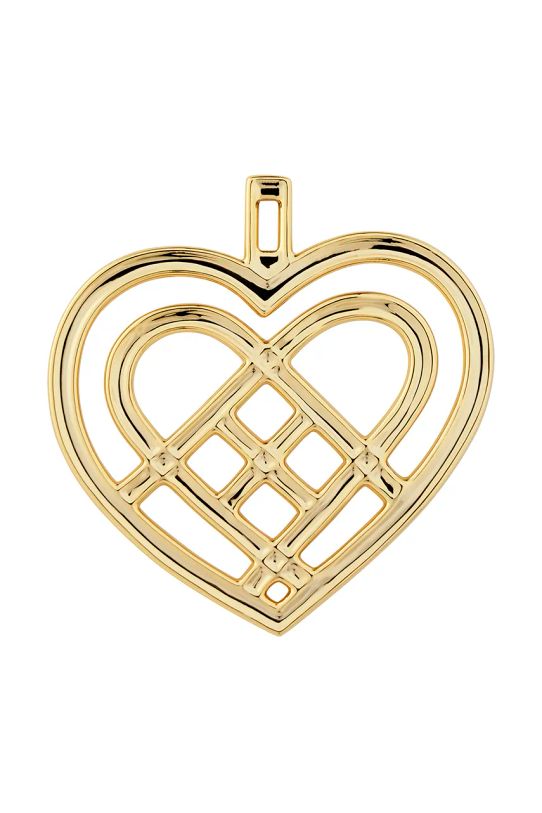 Декоративна висулка Rosendahl Weaved Heart 32532 жълт AA00