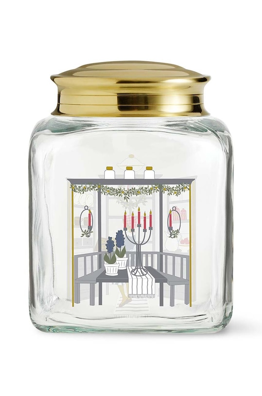 Holmegaard pojemnik z pokrywką Christmas Biscuit Jar 4800563 multicolor AA00