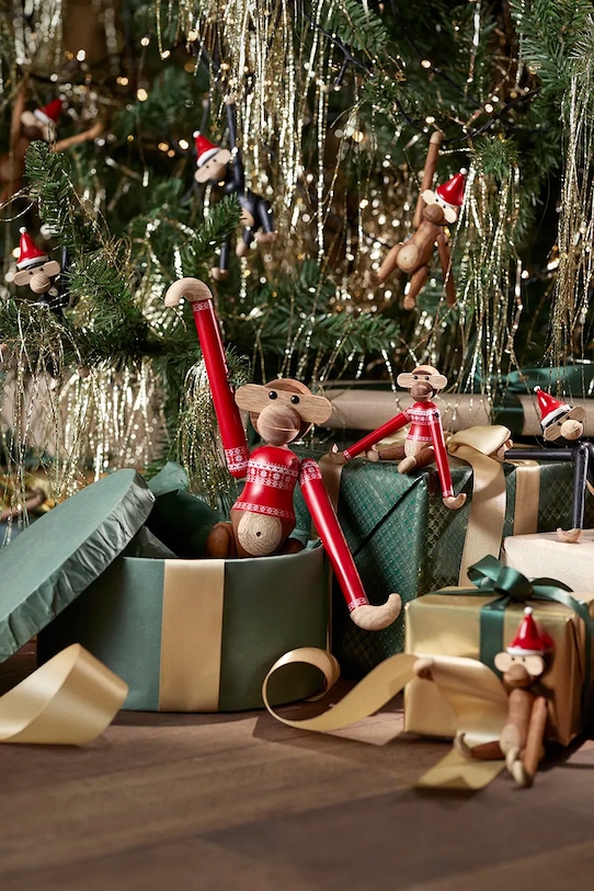 Декоративна фігурка Kay Bojesen Monkey Christmas Jumper 2024 S 39571