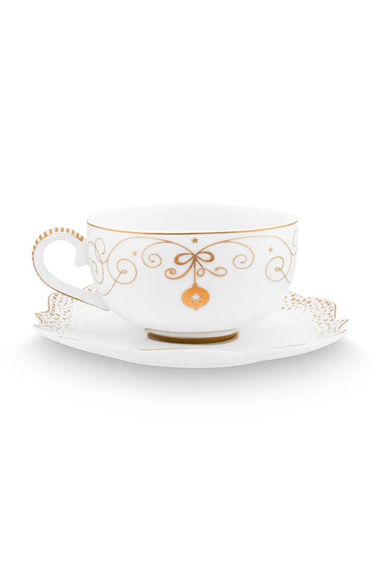 Чашечка с блюдцем Pip Studio Royal Winter White125 ml 51.004.162 белый AA00