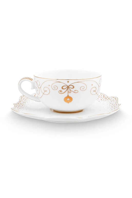 Чашечка с блюдцем Pip Studio Royal Winter 225 ml 51.004.163 белый AA00