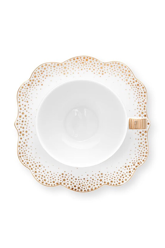 Кухня и бар Чашечка с блюдцем Pip Studio Royal Winter 225 ml 51.004.163 белый