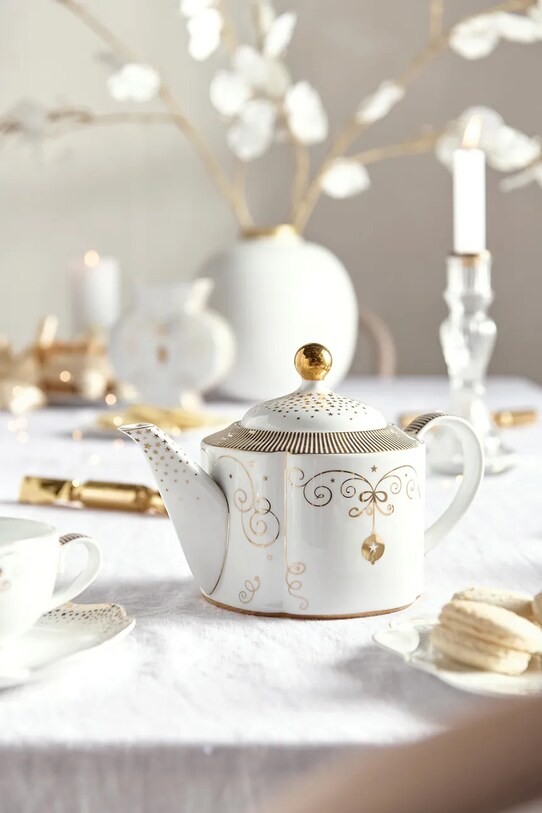 Pip Studio ceainic Royal Winter White 900 ml alb 51.005.073