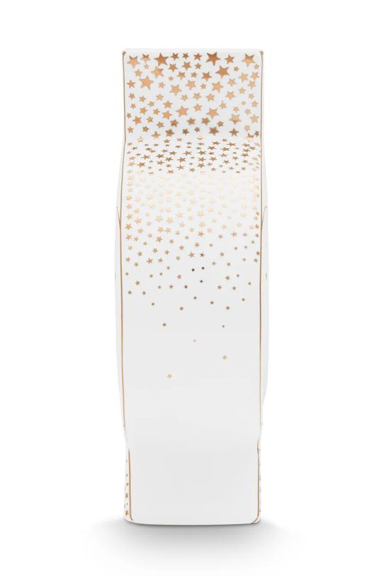 Всекидневна и спалня Декоративна ваза Pip Studio Royal Winter 51.102.072 бял