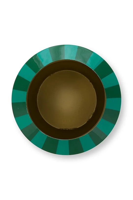 Декоративна ваза Pip Studio Metal Stripes Green 51.102.084 зелен AA00