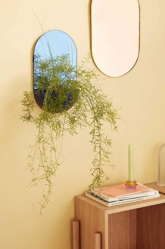 Obývací pokoj a ložnice Nástěnné zrcadlo Hübsch View 151107 růžová