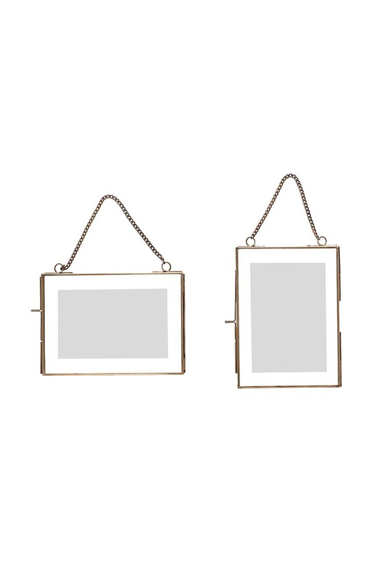 Набір фоторамок Hübsch Loft 2-pack зелений 407016