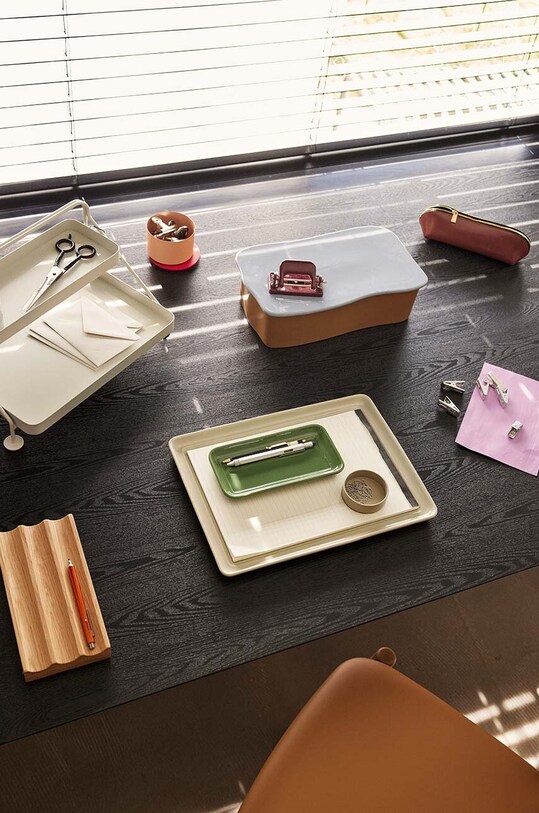 Σαλόνι και υπνοδωμάτιο Δοχείο με καπάκι Hübsch District 991705 ροζ