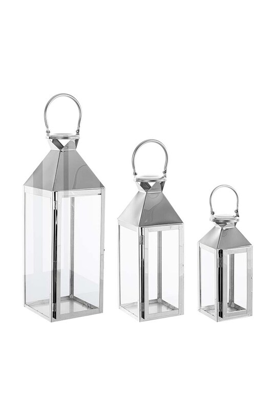 Набір ліхтарів Bizzotto Flurry 3-pack сірий 141548