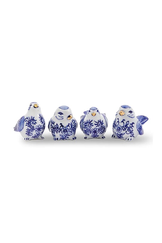 Pols Potten dekoratív figura Bird Family 4 db többszínű 230.300.191