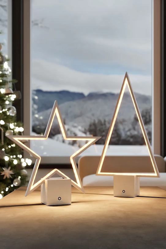 Sompex decorațiune de crăciun cu led-uri Pine 2.0 72421 gri AA00