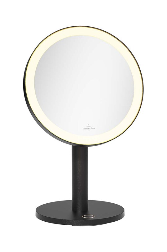 Kosmetické zrcátko s LED osvětlením Villeroy & Boch Como Led Do Make-up černá 97030