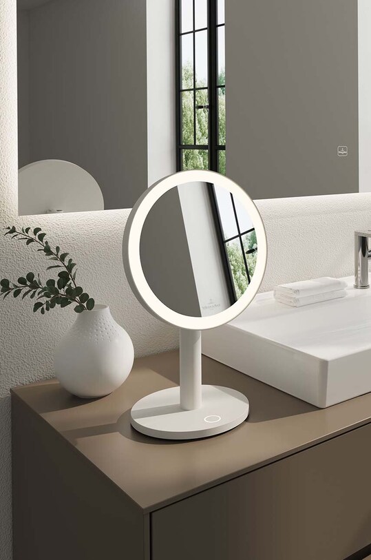 Kosmetické zrcátko s LED osvětlením Villeroy & Boch Como Led Do Make-up černá 97030
