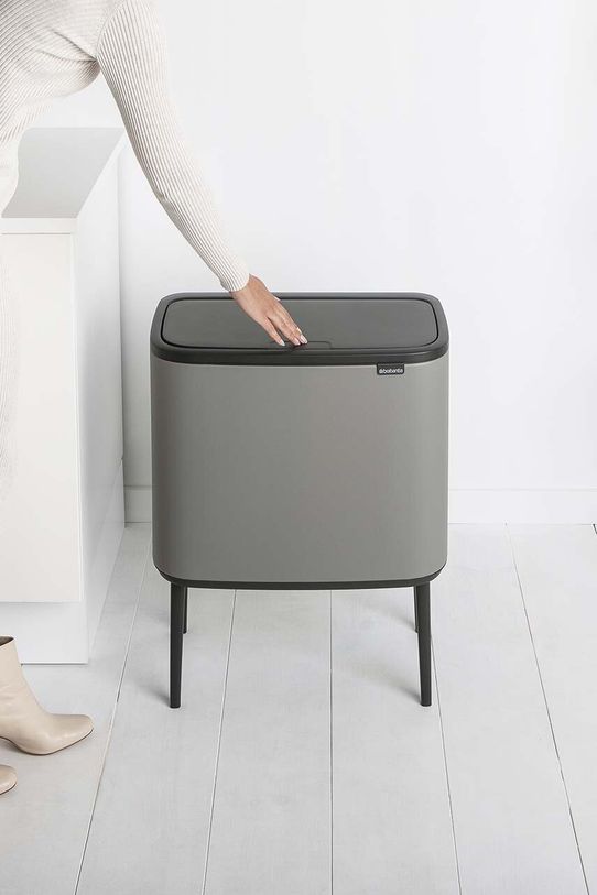 Odpadkový kôš Brabantia Bo Touch, 11 + 23 L 127243 sivá