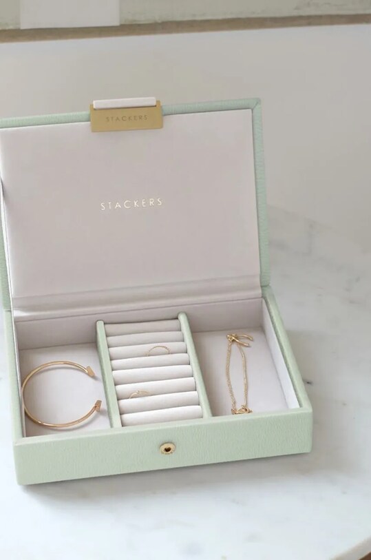 Stackers cutie de bijuterii verde 74521