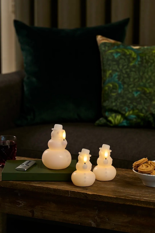 Набір світлодіодних святкових прикрас Sirius Eva Snemand 2-pack 13331 білий AA00