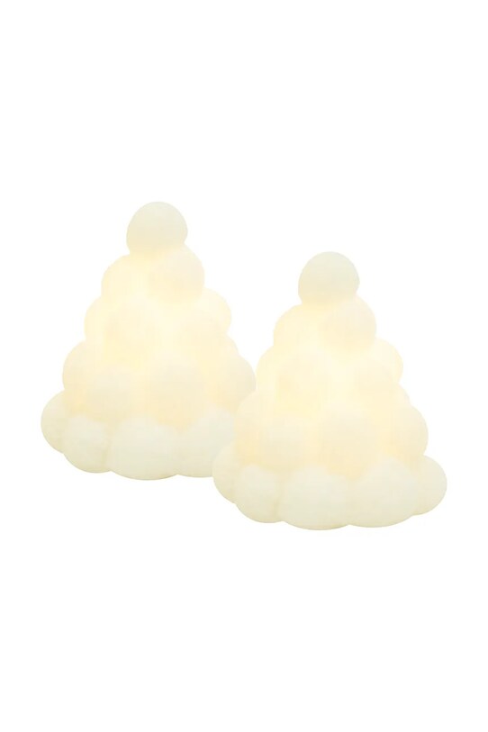 Sirius set de decorațiuni de crăciun cu led Evy Snebolde 2-pack alb 13325.
